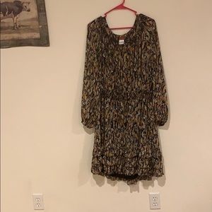 Patterned peasant dress